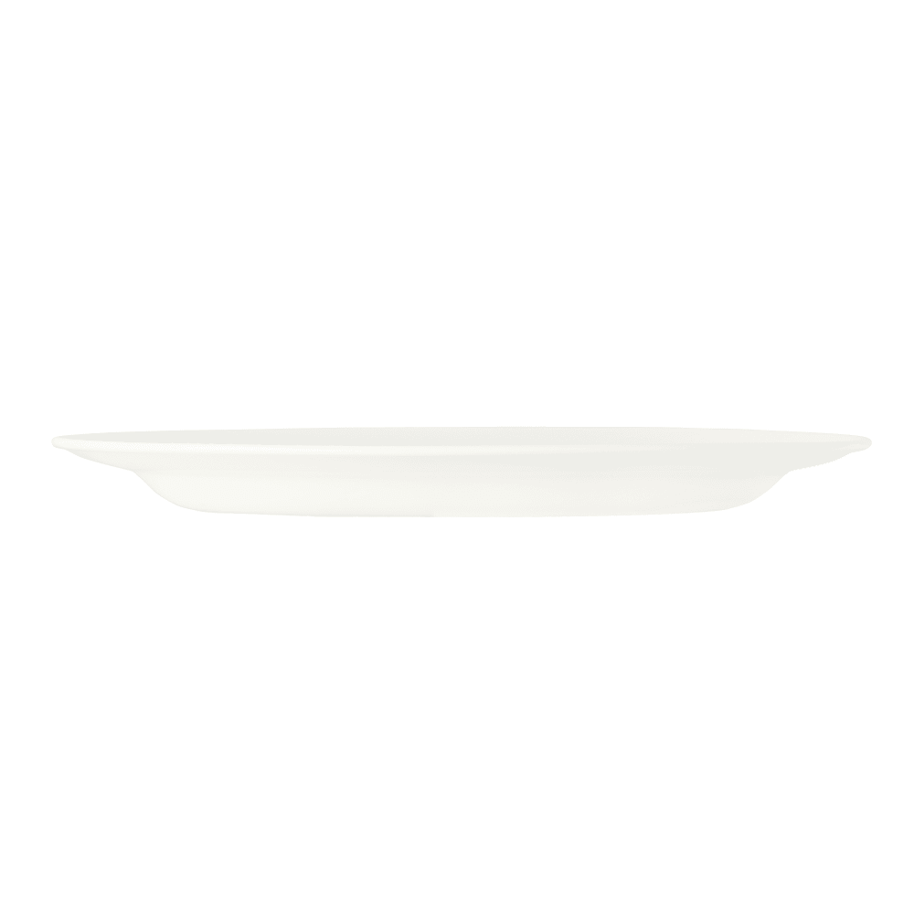 Libbey 905356831 13-1/2" x 10-3/8" Oval Slenda Platter - Porcelain, White Royal Rideau™