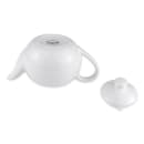 Libbey 905356903 14 oz Royal Rideau Tea Pot - Knob Lid, Loop Handle, White thumbnail 4