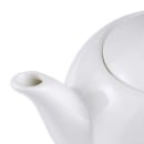Libbey 905356903 14 oz Royal Rideau Tea Pot - Knob Lid, Loop Handle, White thumbnail 5