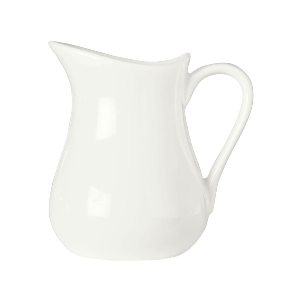 Libbey 905356906 6 oz Slenda® Creamer - Glazed Porcelain, White Royal Rideau™