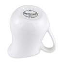 Libbey 905356907 3 oz Slenda® Creamer - Glazed Porcelain, White Royal Rideau™ thumbnail 3