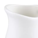 Libbey 905356907 3 oz Slenda® Creamer - Glazed Porcelain, White Royal Rideau™ thumbnail 4