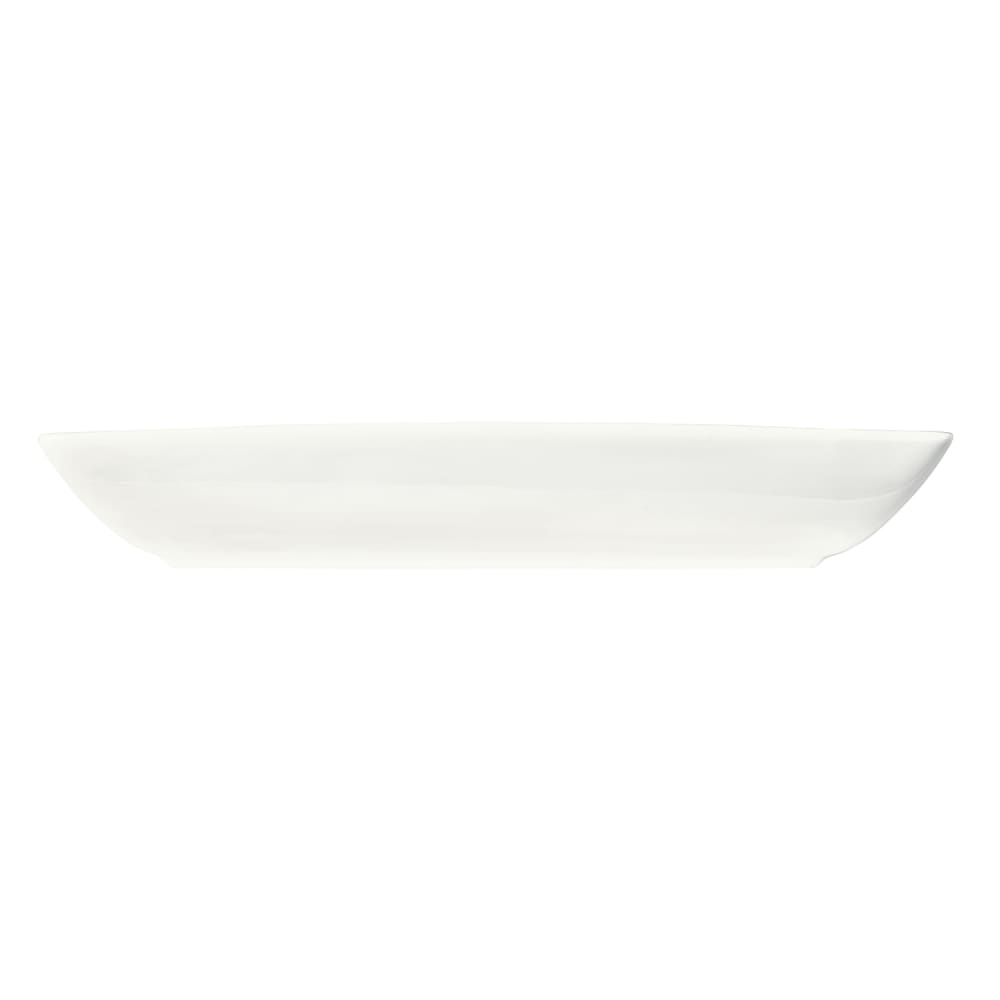 Libbey 905356917 10 1/2" Square Royal Rideau Plate - Coupe, Glazed, White