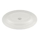 Libbey 905437883 13-1/2" x 10-3/8" Oval Elan Platter - Porcelain, White Royal Rideau™ thumbnail 5