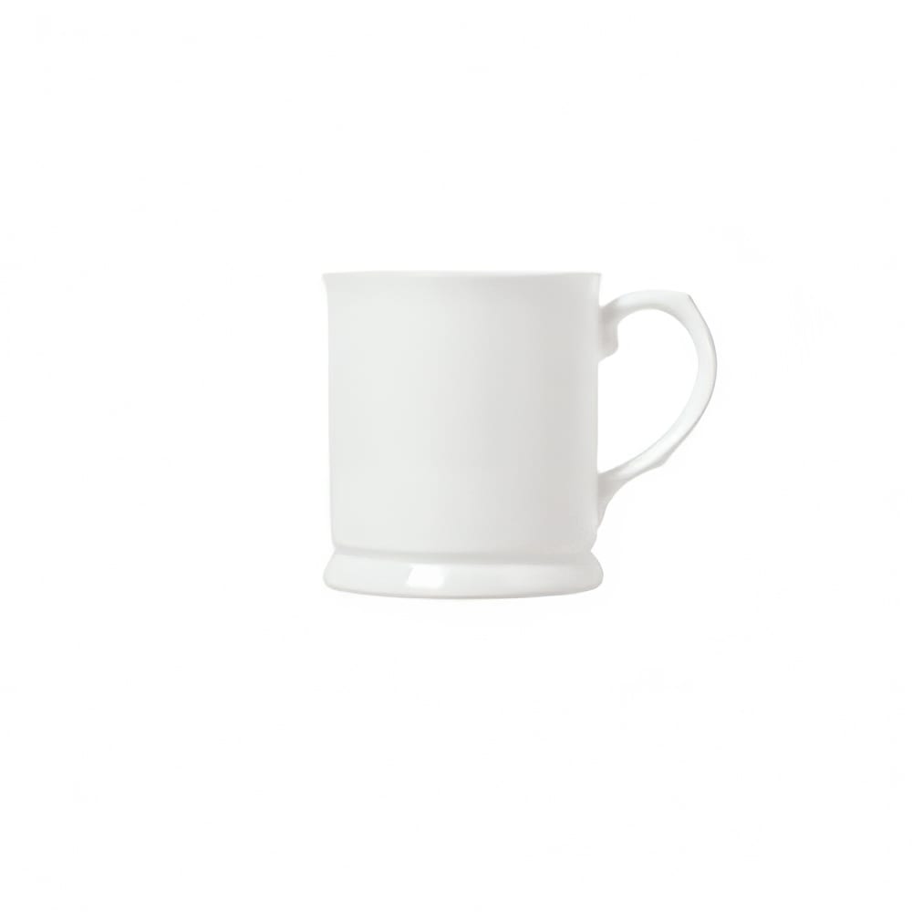 Libbey 911190013 9 3/4 oz Mug w/ International Pattern & Shape, Ultra White Bone China Body