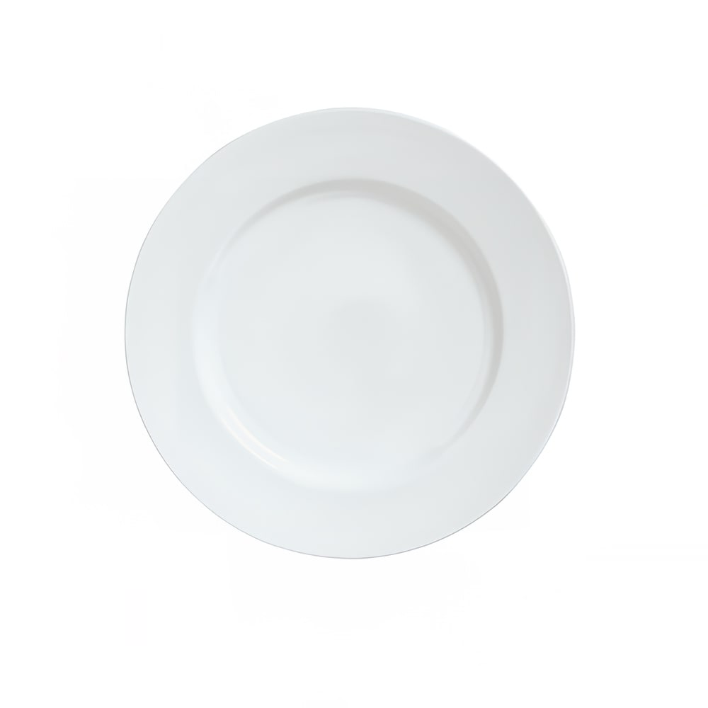 Libbey 911194005 7 5/8" Round Plate w/ Reflections Pattern & Shape, Alumawhite Body