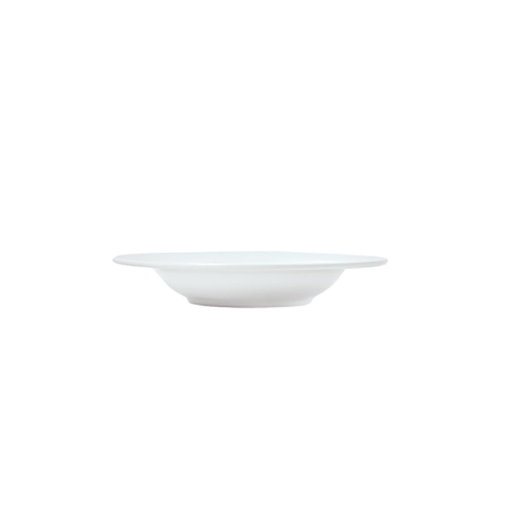 Libbey 911194007 13 1/2 oz Round Bowl, Rim Deep w/ Reflections Pattern & Shape, Aluma White™ Body