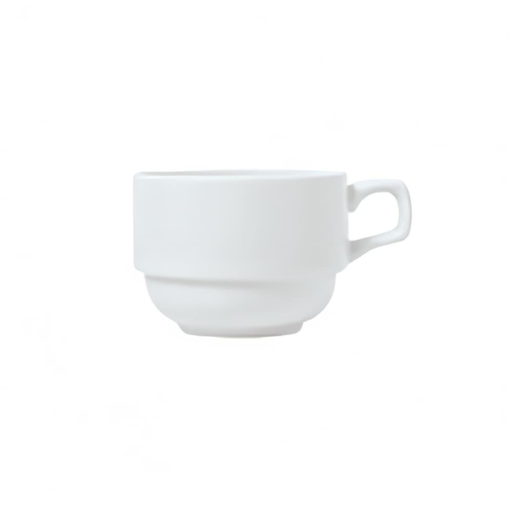 Libbey 911194022 4 oz Stacking Espresso Cup w/ Reflections Pattern & Shape, Alumawhite Body