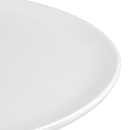 Libbey 911194409 14 1/4" Oval Reflections Platter - Porcelain, Aluma White thumbnail 4