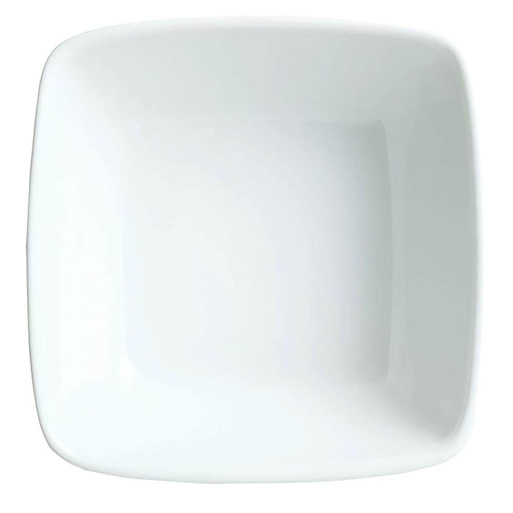 Libbey 911194431 14 oz Square Bowl w/ Reflections Pattern & Shape, Alumawhite Body