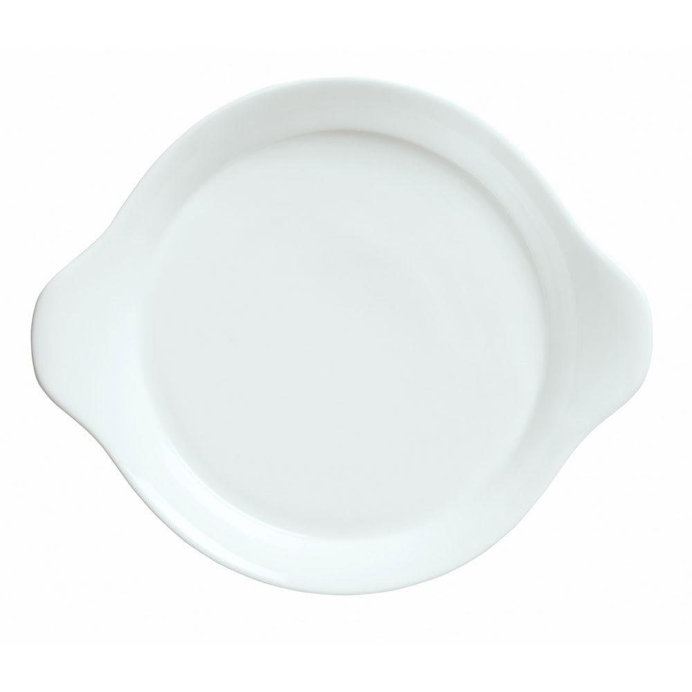 Libbey 911194441 10" Round Handled Dish w/ Reflections Pattern & Shape, Alumawhite Body
