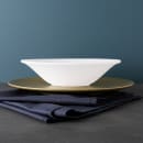 Libbey 911194473 50 oz Round Pasta Soup Bowl, w/ Reflections Arch Pattern & Shape, Alumawhite Body thumbnail 2