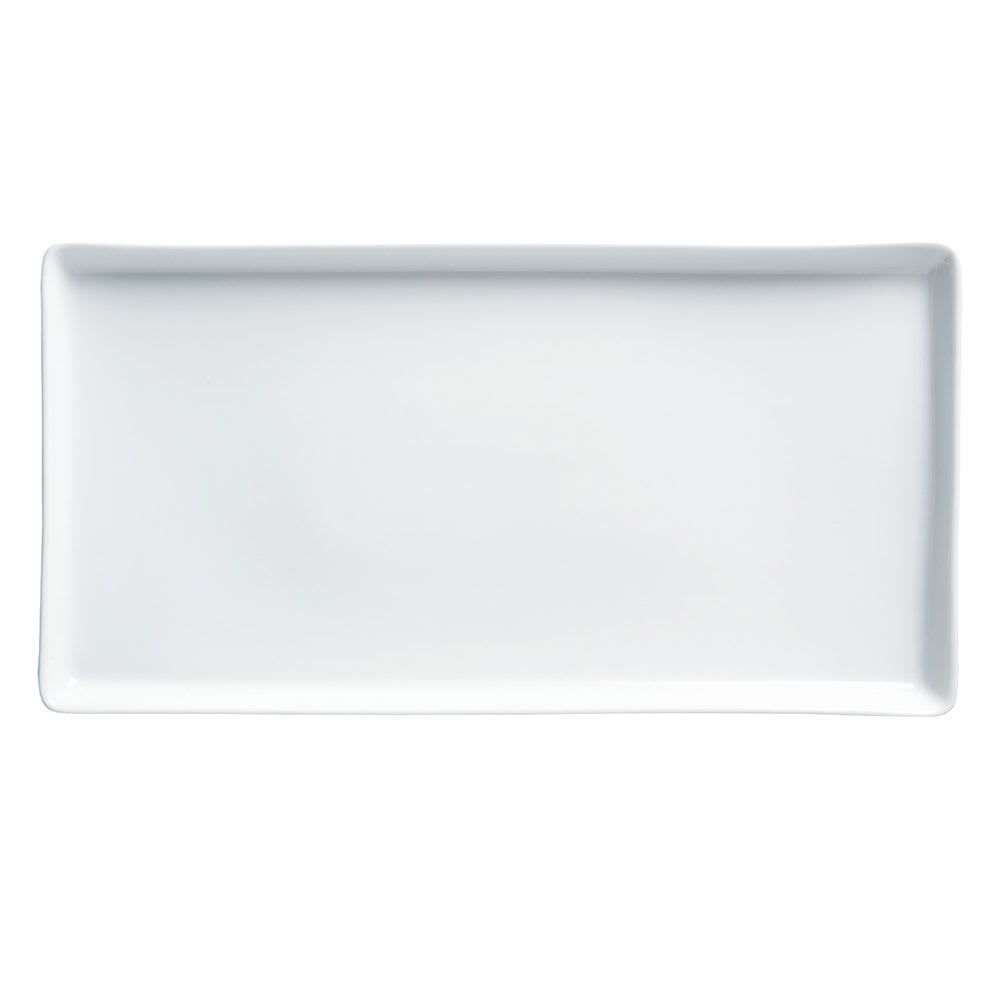 Libbey 911194481 13"  x 6-3/4" Rectangular Chef's Selection Tray - Porcelain, Aluma White