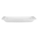 Libbey 911194491 13-1/4" x 7-1/2" Rectangular Chef's Selection Tray -Porcelain, Aluma White thumbnail 2