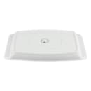 Libbey 911194491 13-1/4" x 7-1/2" Rectangular Chef's Selection Tray -Porcelain, Aluma White thumbnail 5