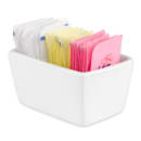 Libbey 911194504 Rectangular Sugar Caddy - Porcelain,  Aluma White thumbnail 5