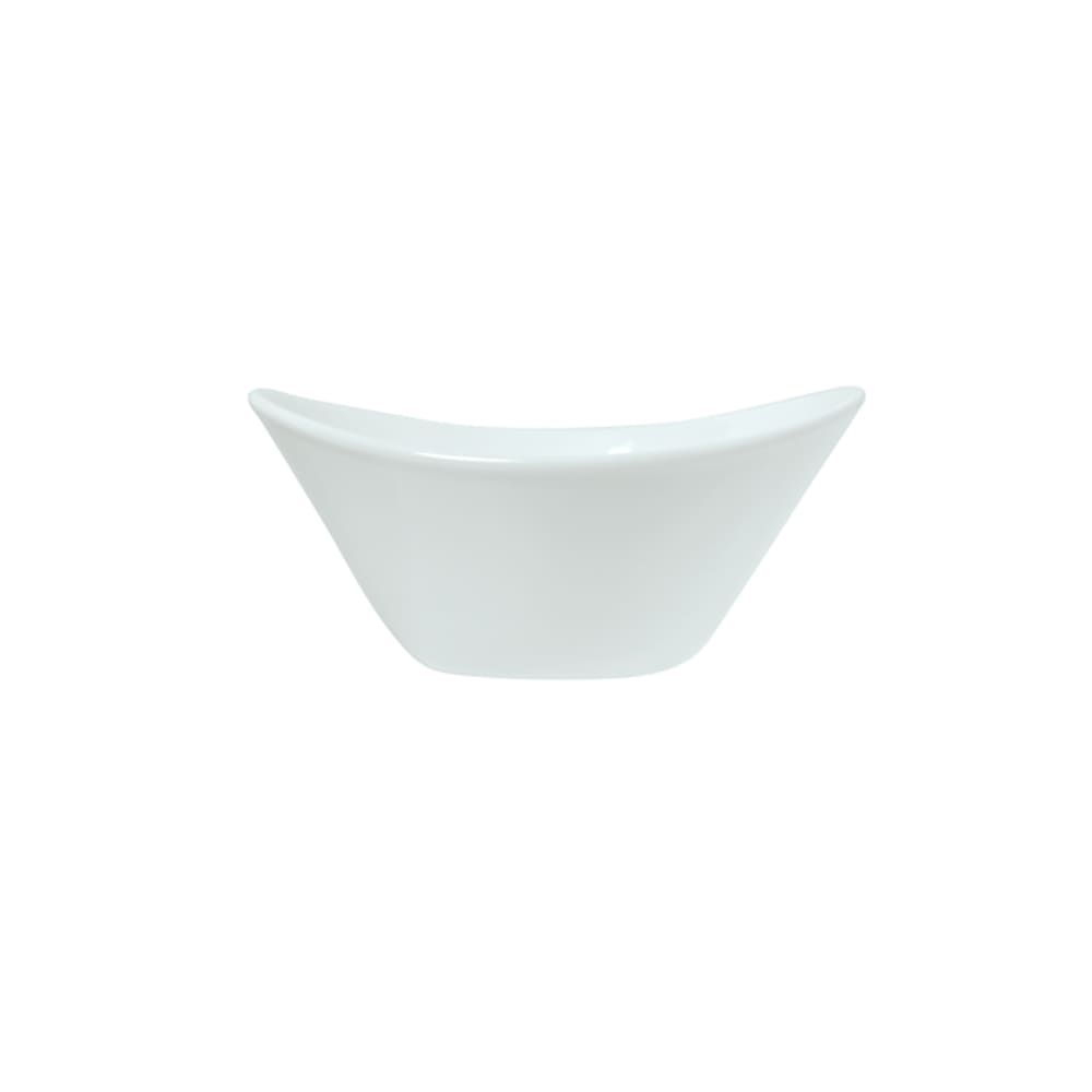 Libbey 911194602 16 oz Oval Infinity Bowl w/ Reflections Pattern & Shape, Alumawhite Body