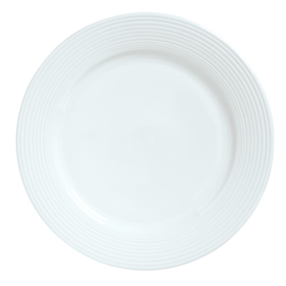 Libbey 911196002 10 7/8" Round Plate w/ Repetition Pattern & Shape