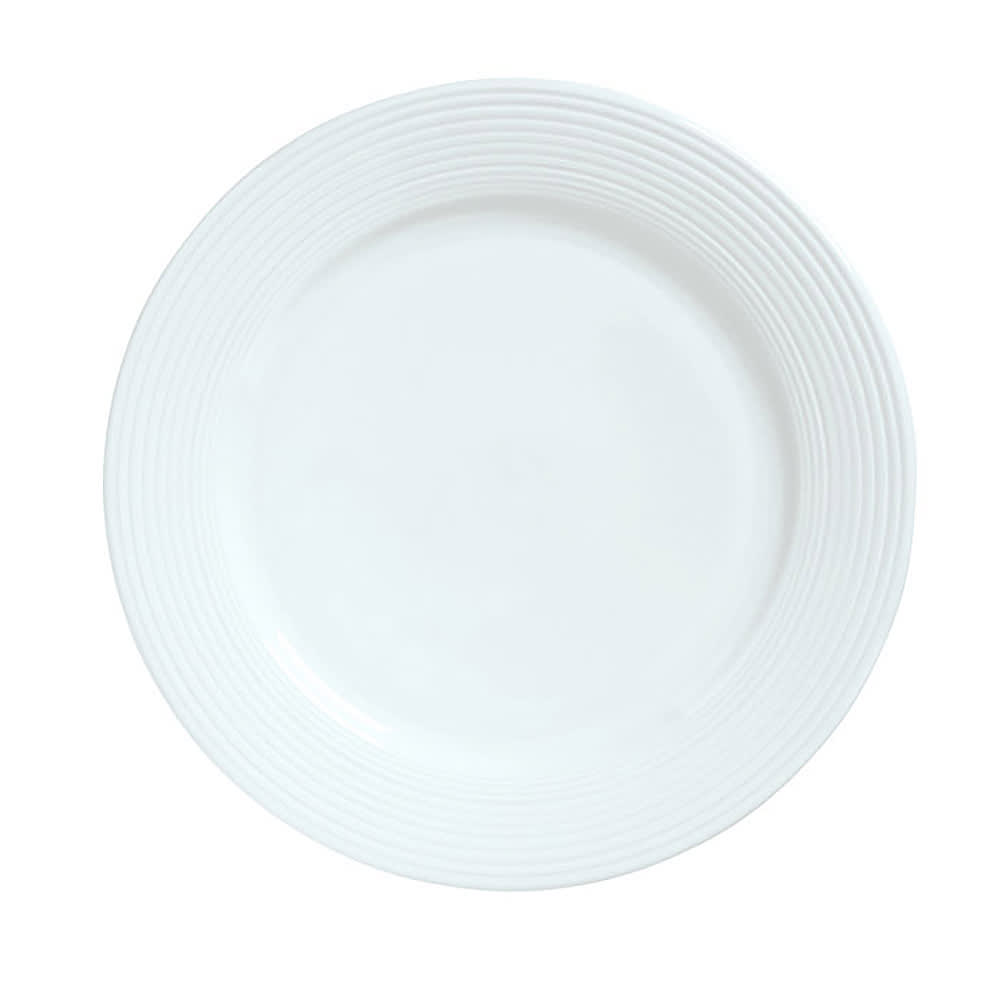 Libbey 911196004 9 1/4" Round Plate w/ Repetition Pattern & Shape