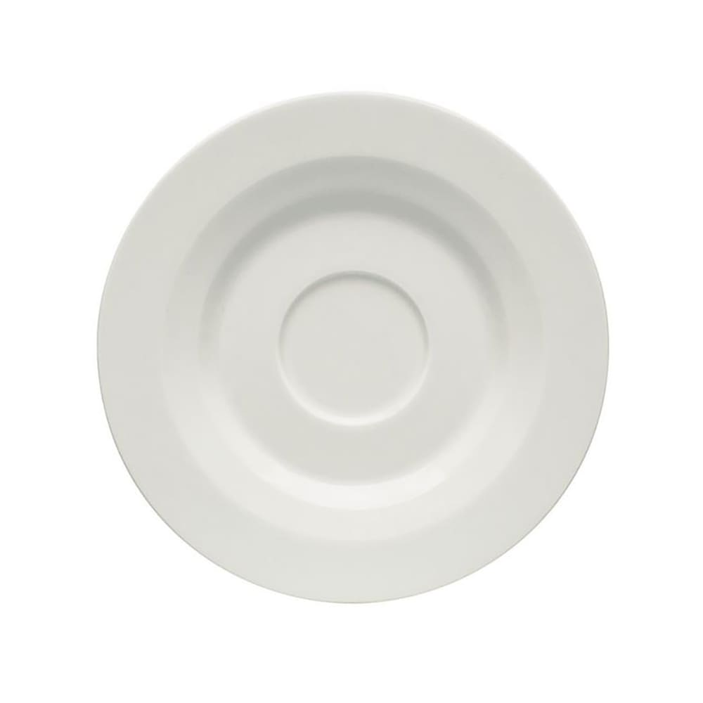 Schonwald 5 1/4" Round Allure Espresso Saucer - Porcelain, Bone White (9126908)