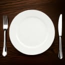 Schonwald 6 3/8" Round Porcelain Plate - Fine Dining Pattern, White (9130016) thumbnail 2