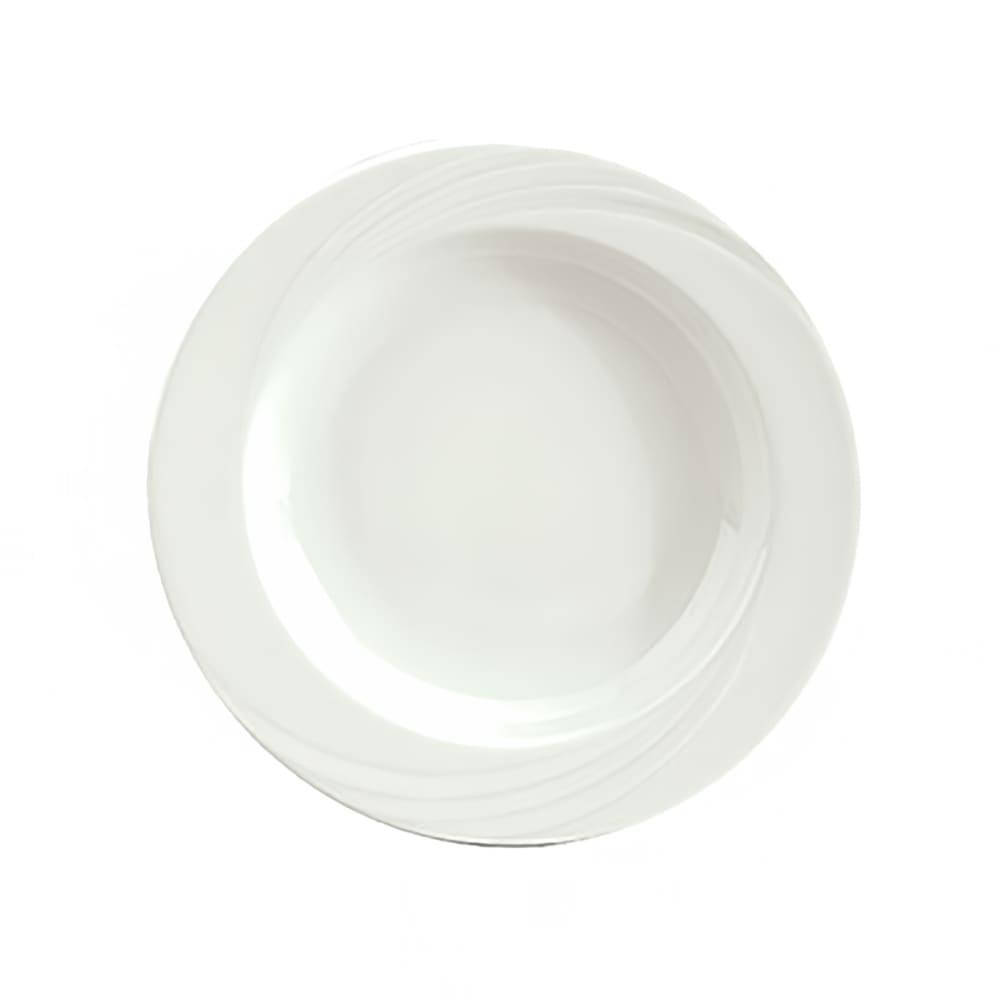 Schonwald 10 1/4 oz Round Porcelain Soup Bowl - Donna Pattern, White (9180123)