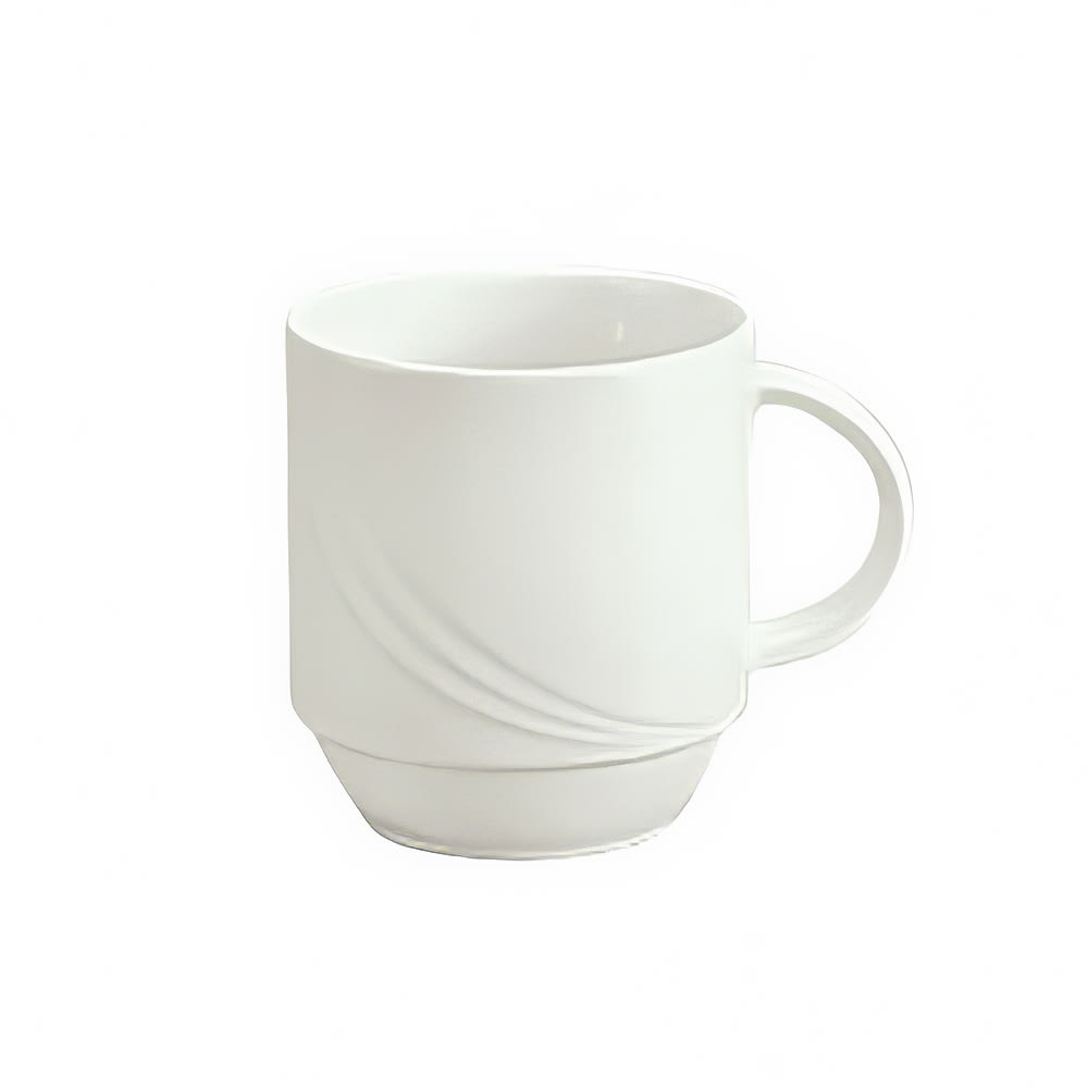 Schonwald 9 1/2 oz Porcelain Mug - Donna Pattern, White (9185628)
