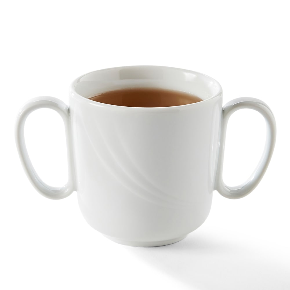 Libbey 9185631 10 1/2 oz Schonwald Mug - Donna, Porcelain, White