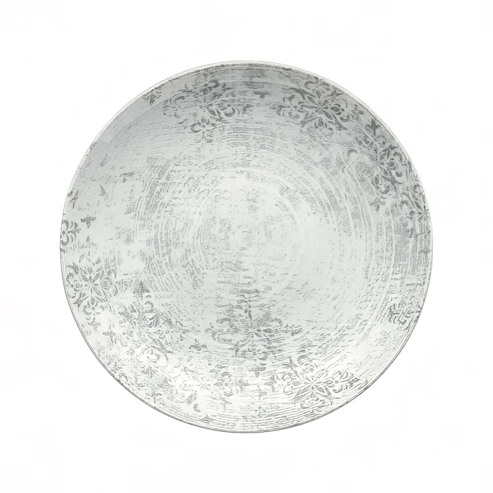 Schonwald 7 7/8" Round Shabby Chic Plate - Coupe, Porcelain, Structure Gray (9331221-63071)