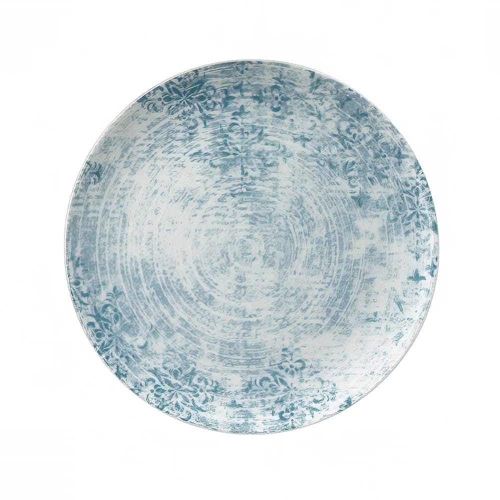 Schonwald 7 7/8" Round Shabby Chic Plate - Coupe, Porcelain, Structure Blue (9331221-63073)