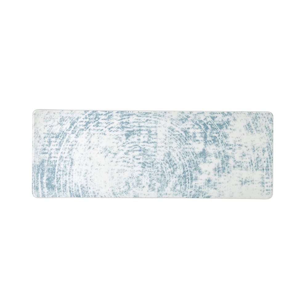 Schonwald Rectangular Shabby Chic Platter - 11 3/4" x 4 1/4", Porcelain, Structure Blue (9332630-63072)