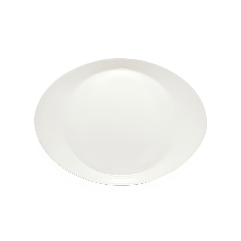 Schonwald 8 3/4" Oval Porcelain Plate - Creative Complements Pattern, White (9351222)