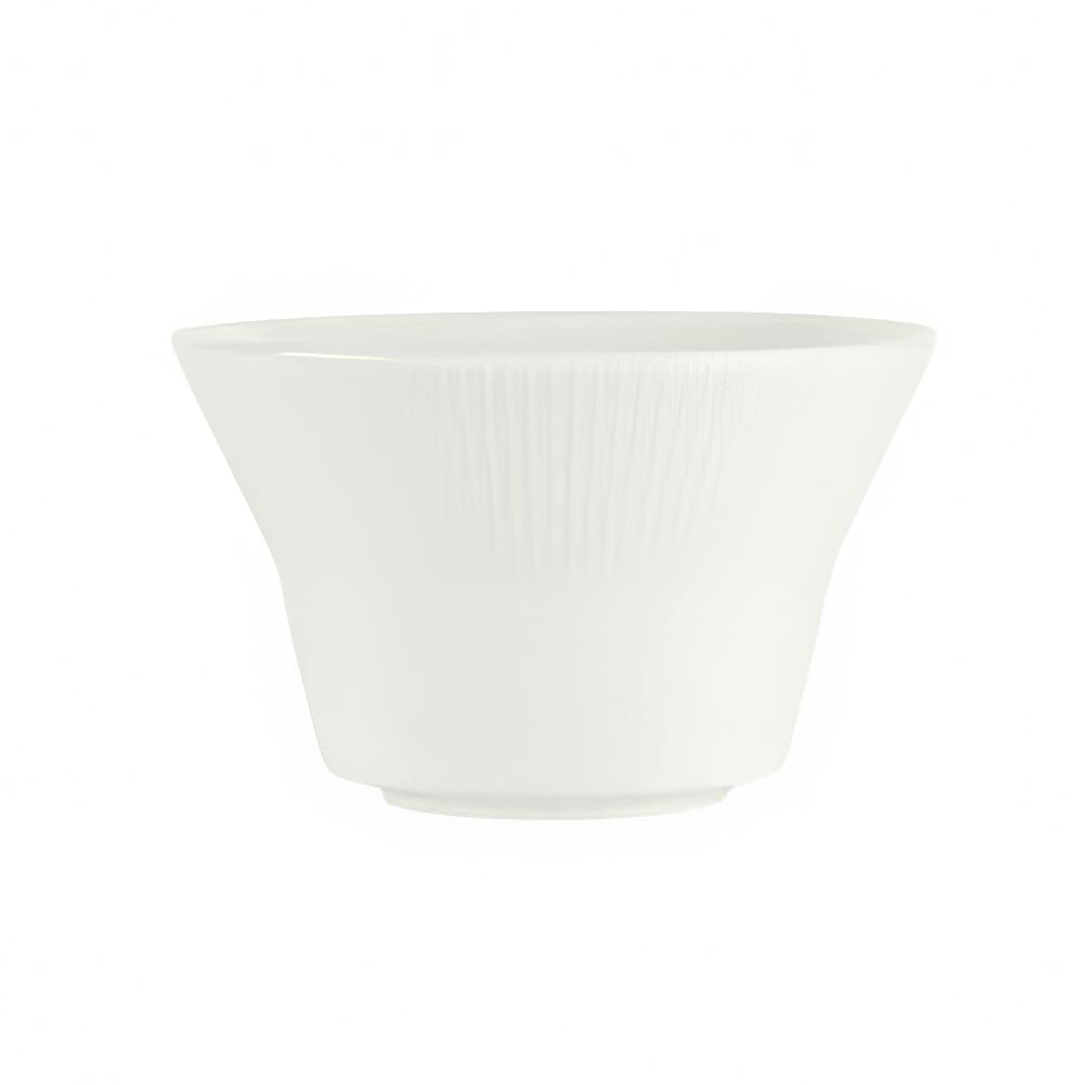 Schonwald 11 oz Round Porcelain Bouillon - Connect Radial Pattern, White (9405378-62987)