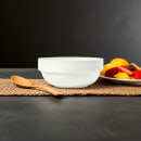 Libbey 950002469 13 oz Round Slenda® Soup/Cereal Bowl - Porcelain, White Royal Rideau™ thumbnail 2