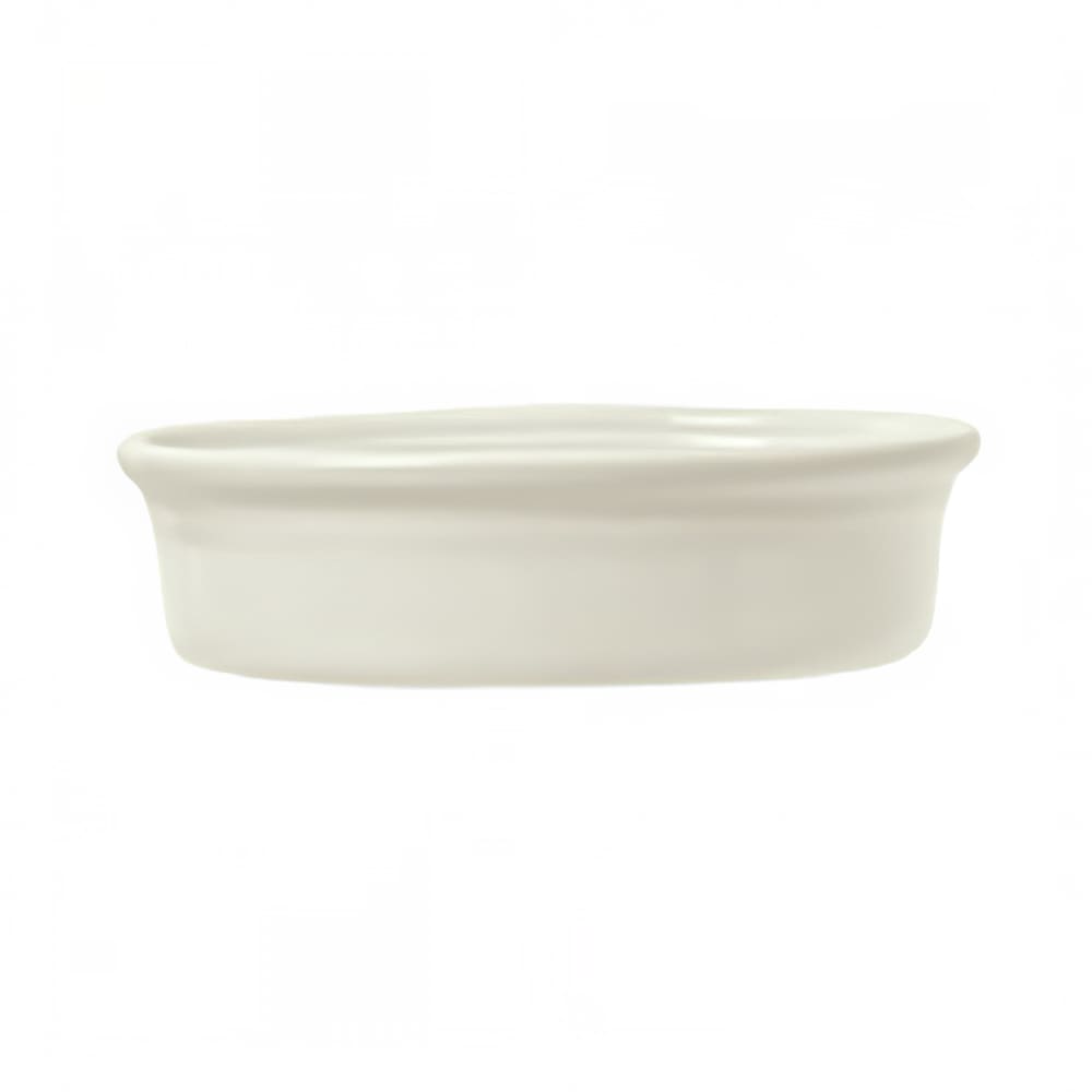 Libbey 950027715 10 oz. Oval, China Baking Dish, Flint
