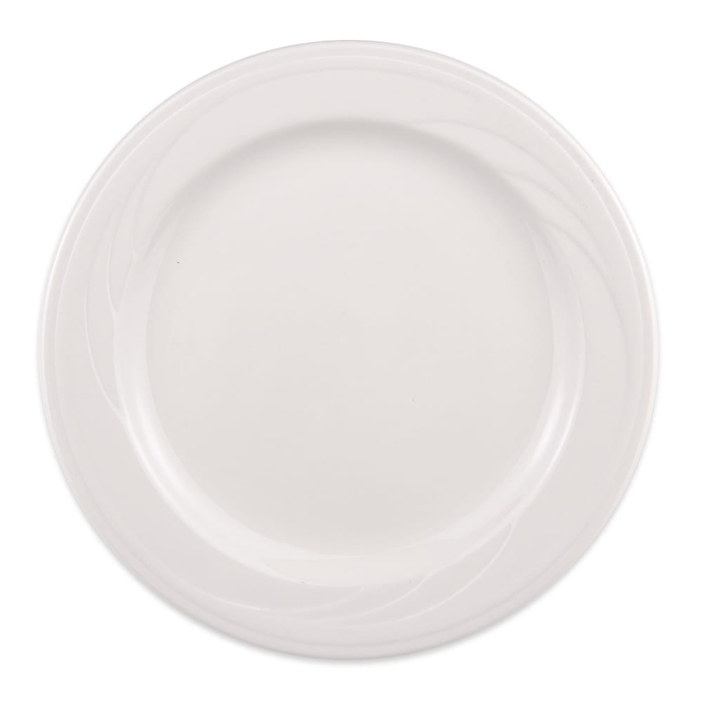 Libbey 950038311 9 3/4" Round Plate w/ Cascade Pattern, Flint Body