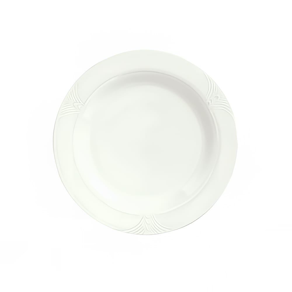 Libbey 950041547 9" Round Plate w/ Cafe Royal Pattern, Royal Rideau