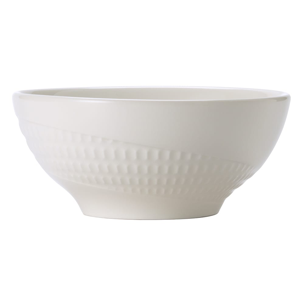 Libbey 968001010 22 oz Round Zipline Cereal Bowl - Porcelain, White Royal Rideau™