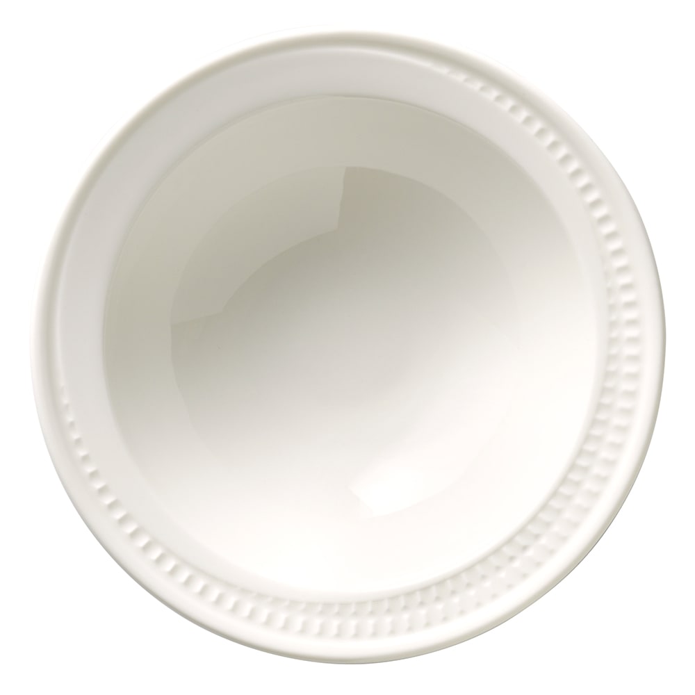 Libbey 968001882 7 1/2 oz Round Zipline Grapefruit Bowl - Porcelain, White