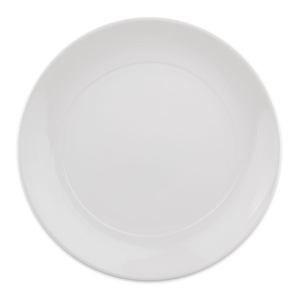 Libbey 987659301 11" Round Plate, Coupe, w/ Silk Patten & Royal Rideau Body