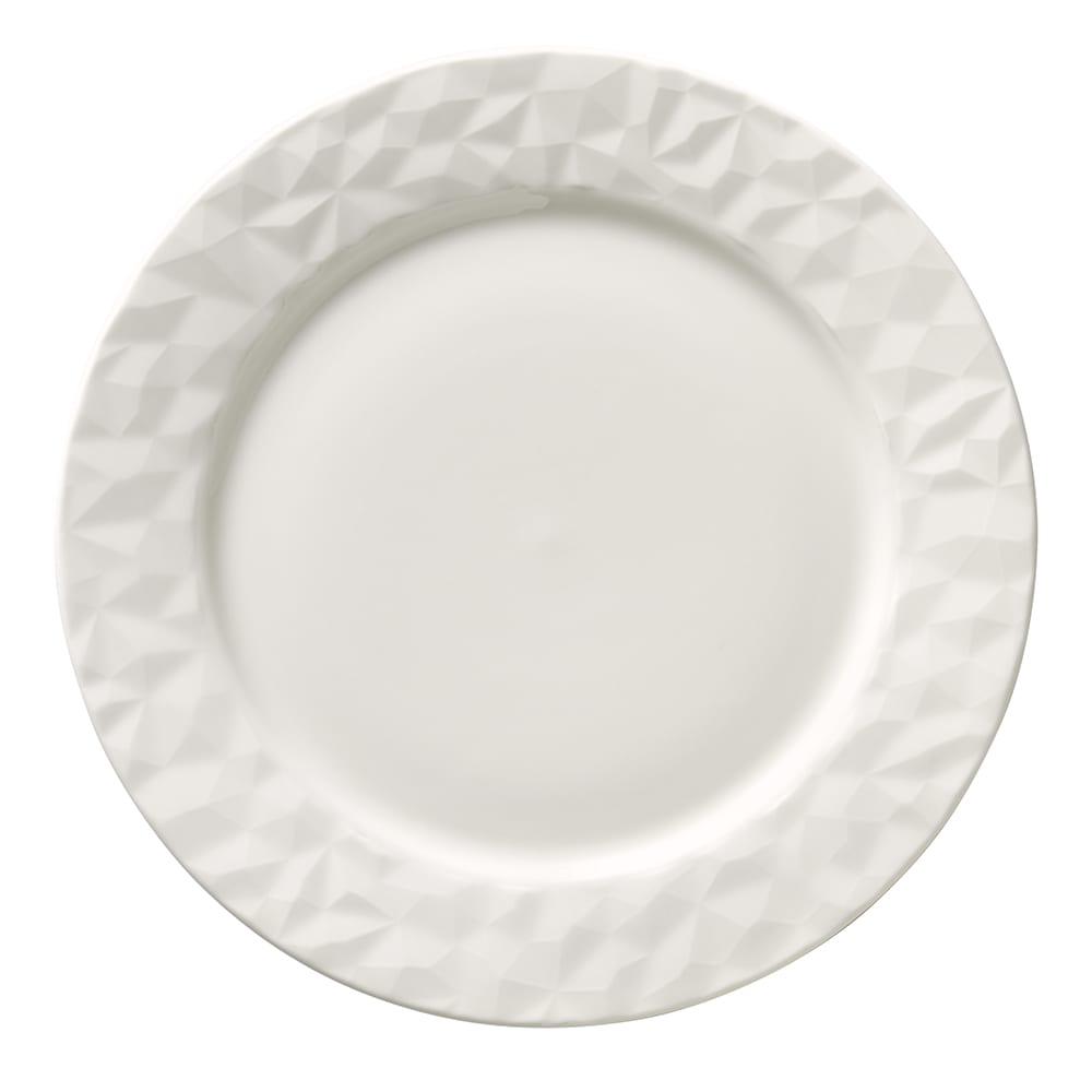 Libbey 988001139 9" Round Status Plate - Porcelain, White
