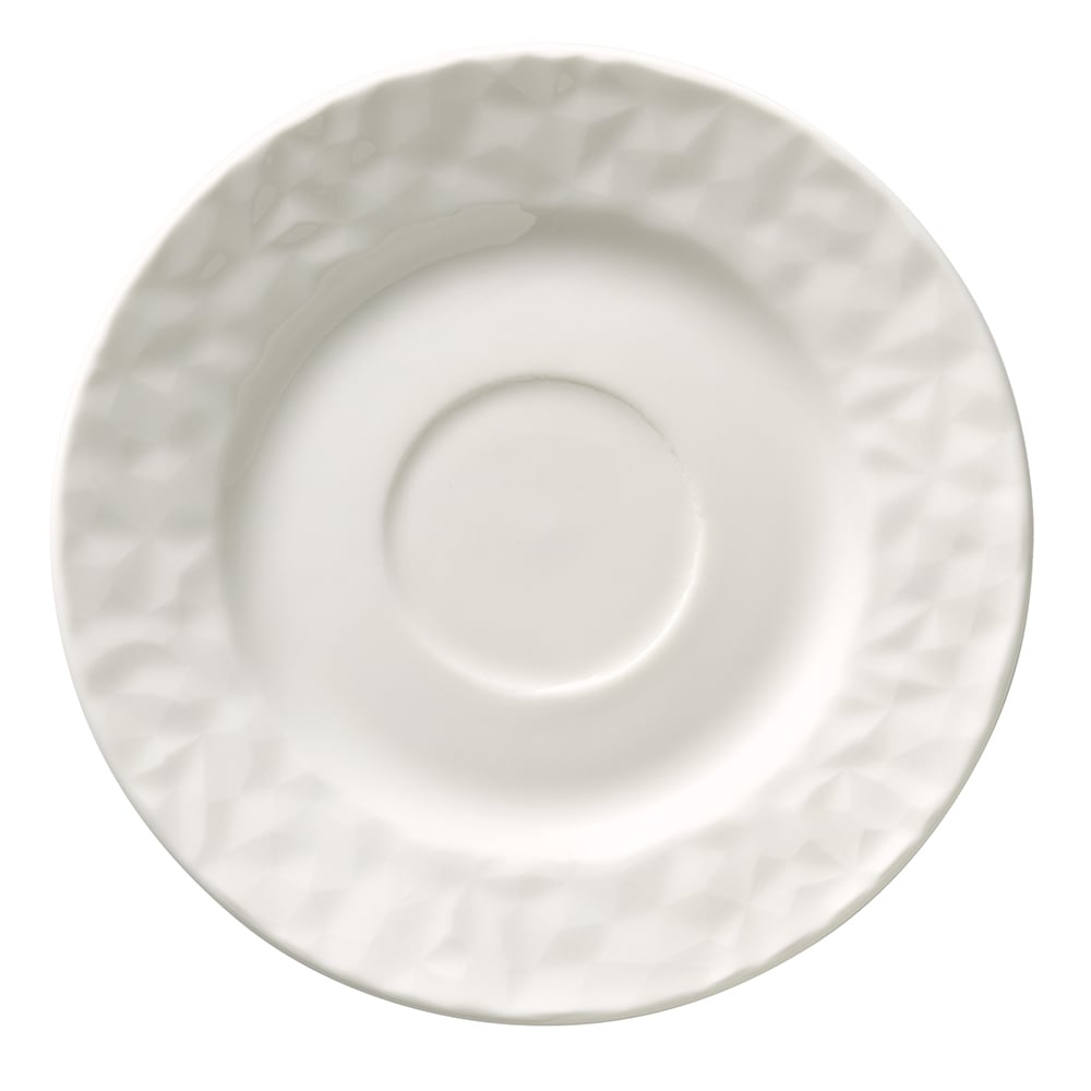 Libbey 988001500 6" Round Status Saucer - Porcelain, White