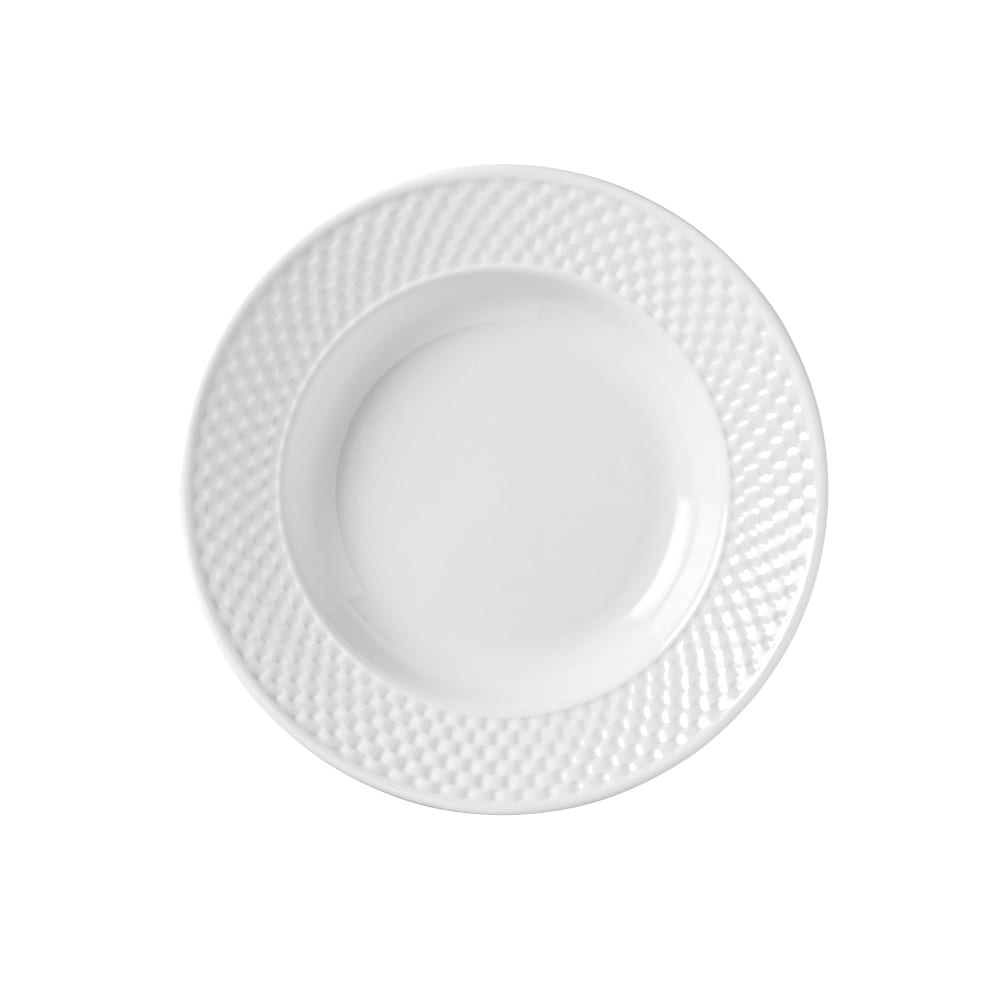 Libbey 999013740 11 oz Round Eos Constellation Soup Bowl - Porcelain, Lunar White