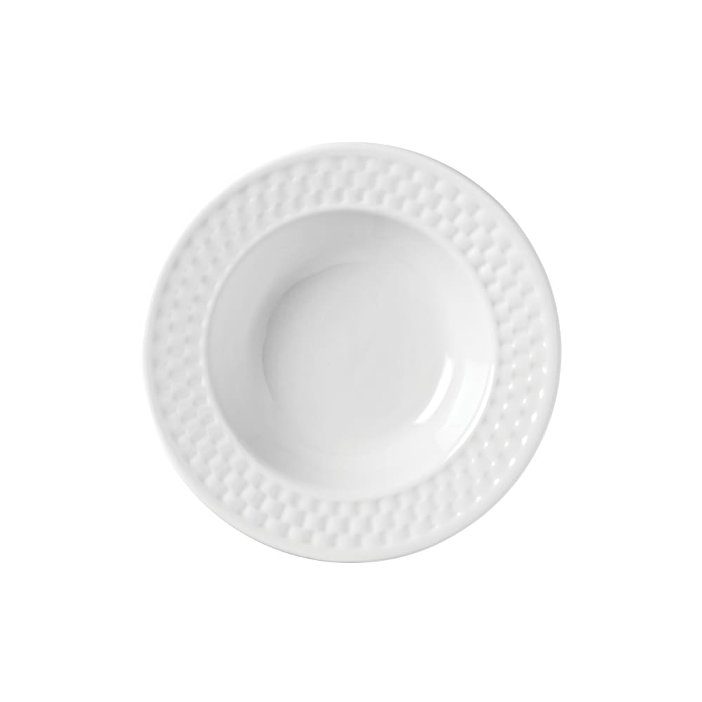 Libbey 999013882 6 oz Round Eos Constellation Grapefruit Bowl - Porcelain, Lunar White