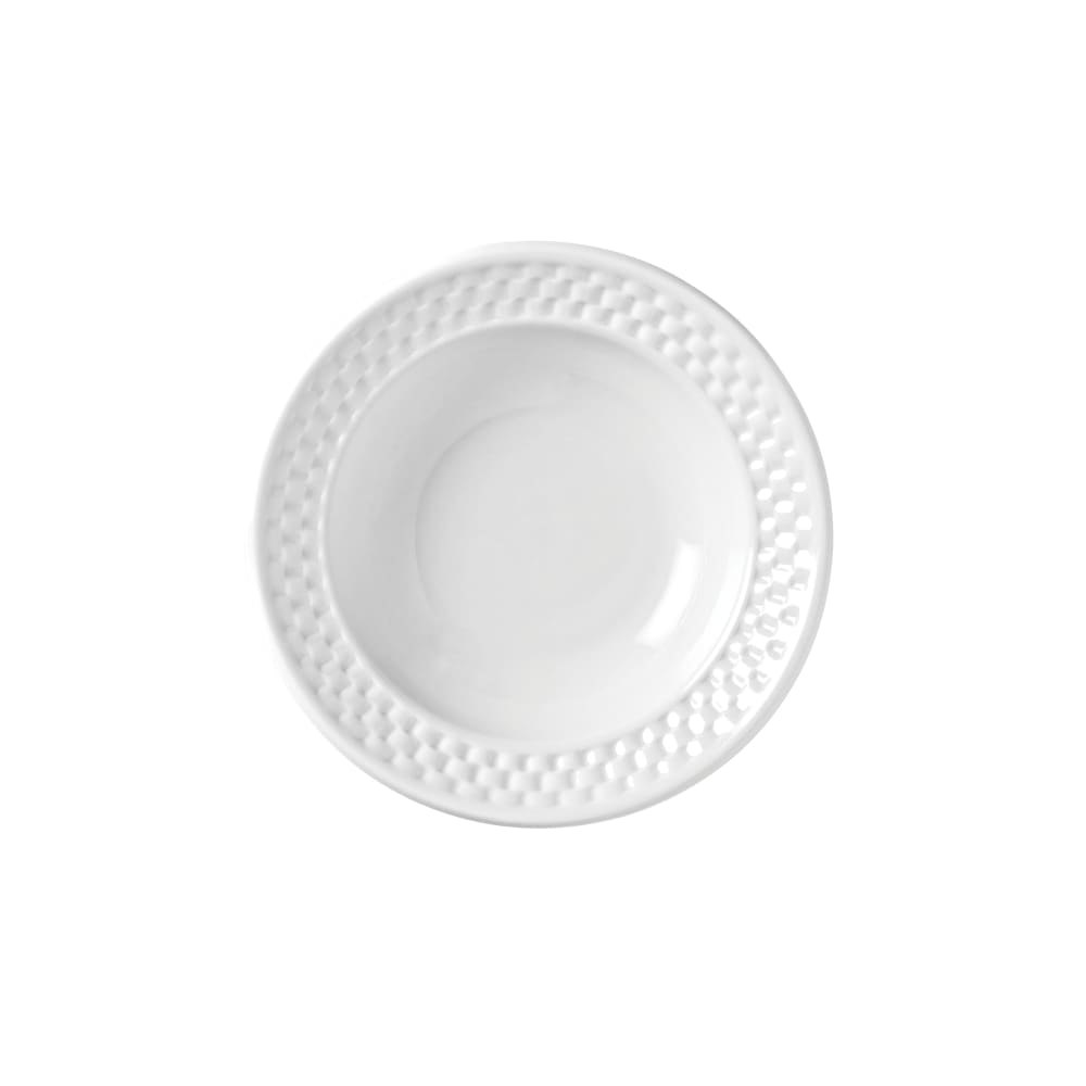 Libbey 999013892 3 1/2 oz Round Eos Constellation Fruit Bowl - Porcelain, Lunar White