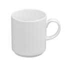 Libbey 999023 572 12 oz Constellation Mug - Porcelain, Lunar White thumbnail 2