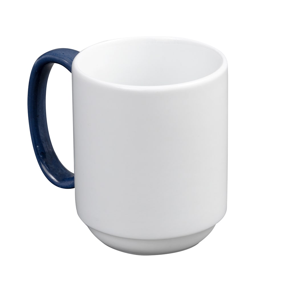 Libbey 999024300 8 1/2 oz Porcelain Coffee Mug, Lunar White