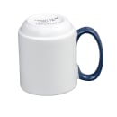 Libbey 999024300 8 1/2 oz Porcelain Coffee Mug, Lunar White thumbnail 4