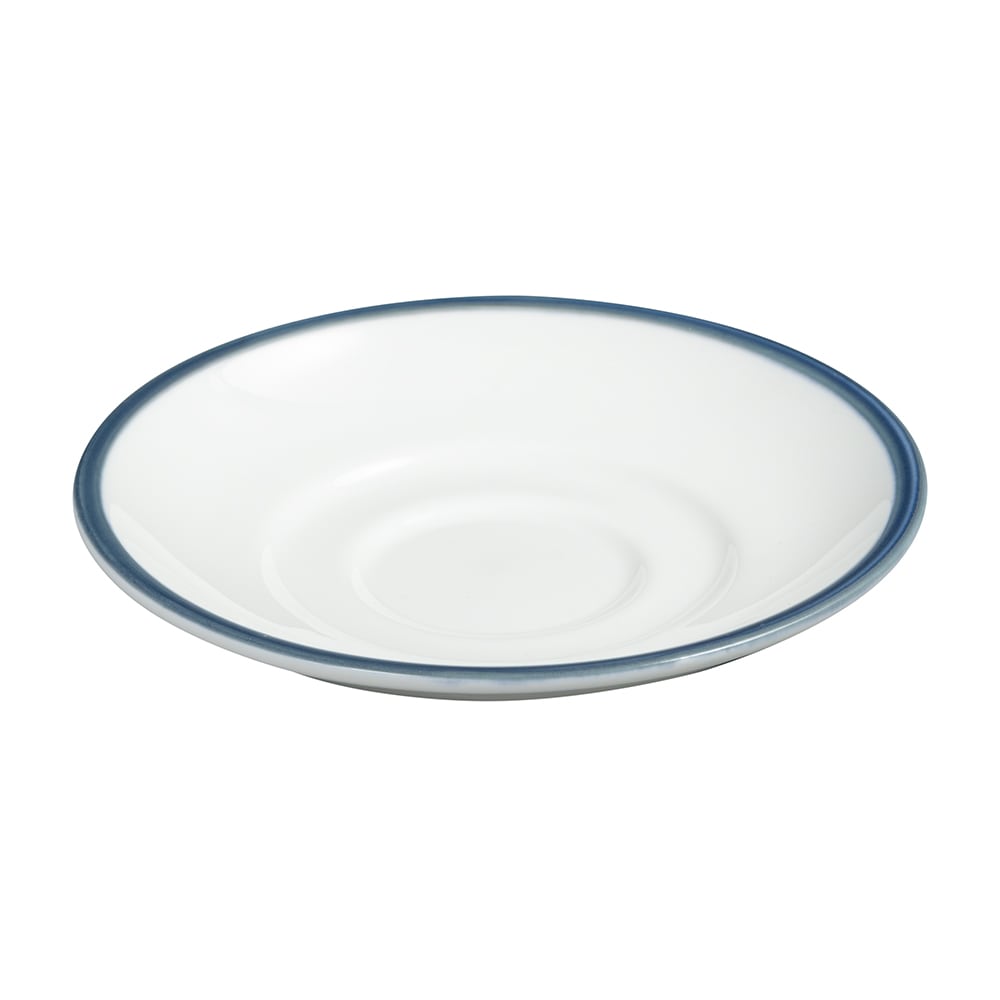 Libbey 999024500 6" Round Porcelain Saucer, Lunar White