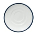 Libbey 999024500 6" Round Porcelain Saucer, Lunar White thumbnail 2